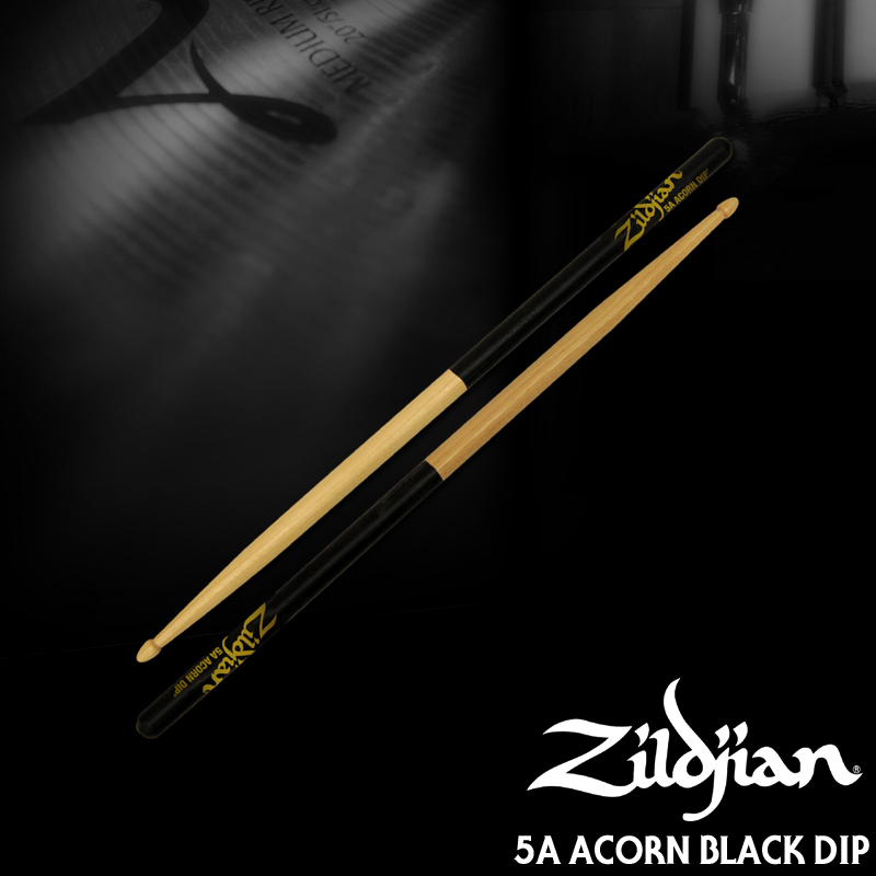 [★드럼채널★] Zildjian 5A Acorn Black Dip /5ACD